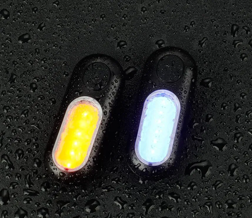 High Quality Mini COB USB Rechargeable Bike Taillight Bicycle Cycling Different Color Flashing Warning Rear Lamp Bike Accessories COB Bicycle Rear Light