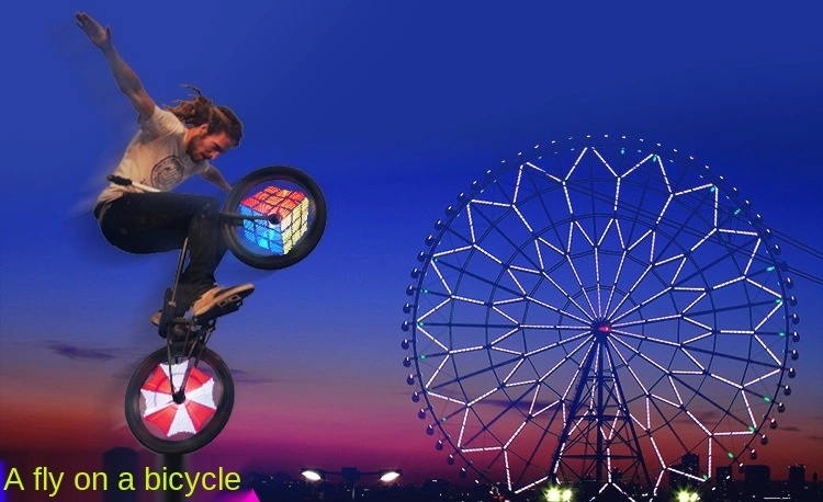 Multicolor Cycling Lantern Spokes Tyre Lamp RGB Bike Accessories Bicycle Motorcycle LED Light Tire Car Wheel Spoke Light