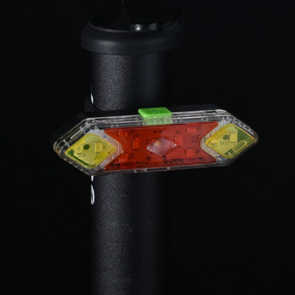 Cycling Night Warning Taillights Long Lasting Lamp, Bike Tail Light Waterproof USB Rechargeable Mountain Bikes Rear Lights Wbb18313