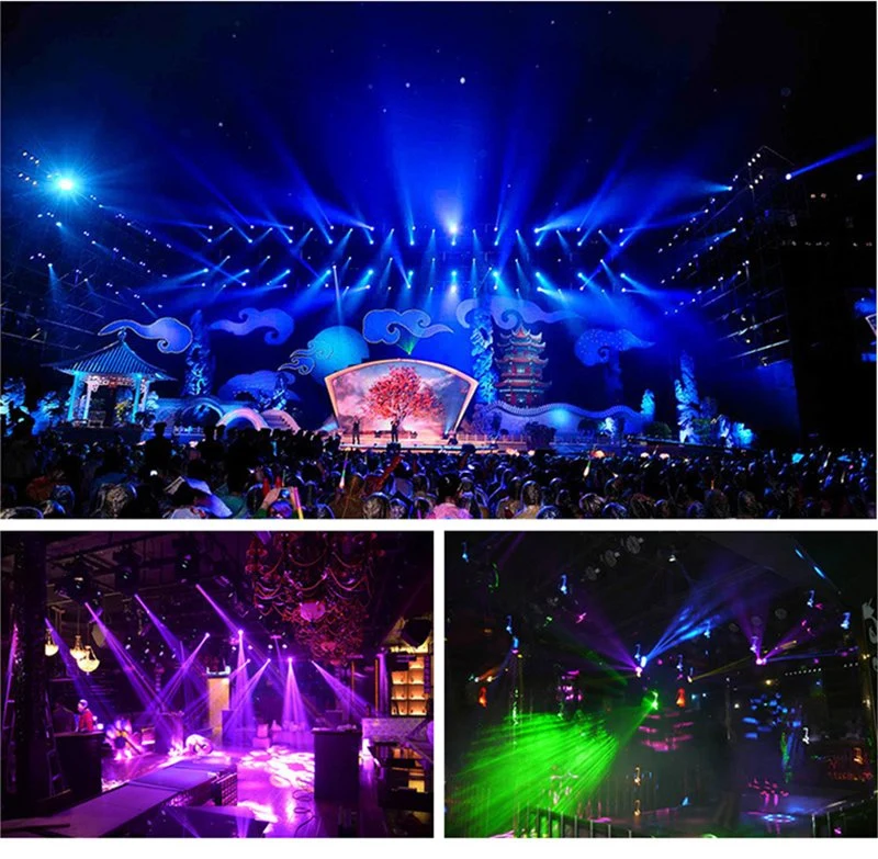 Factory Direct Sale Gradient Flashing Sound Auto Performance Stage Lighting