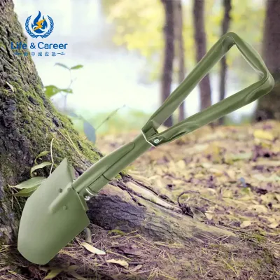 2023 Custom Outdoor Camping Hiking Survival Shovel Folding Multifunction Tactical Shovel