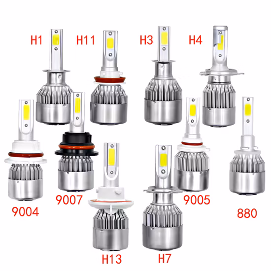 C6 LED Car LED Headlight 8000lm H3 H4 H7 H11